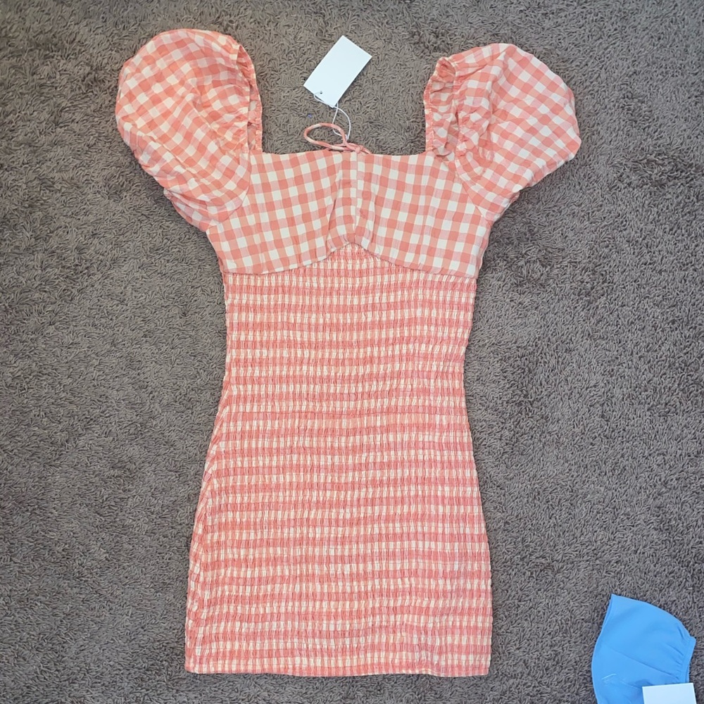 Emery Park (These Three Boutique) gingham dress - Picture 2 of 3